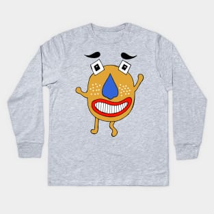 Potato Monster Kids Long Sleeve T-Shirt